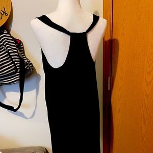 Hi-low razorback dress